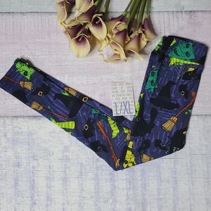 NWT LuLaRoe L/XL Kids Halloween Holiday Leggings